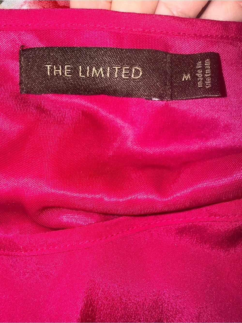 The Limited Women's Magenta Short-Sleeve dress size M - Picture 7 of 8